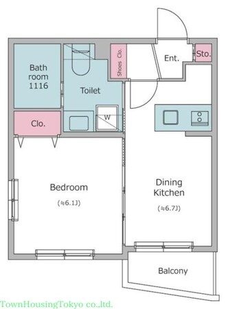 レジディア世田谷若林の物件間取画像